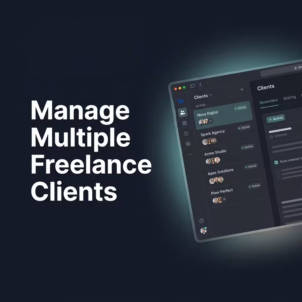 The Best Way to Manage Multiple Freelance Clients Without Losing Your Mind
