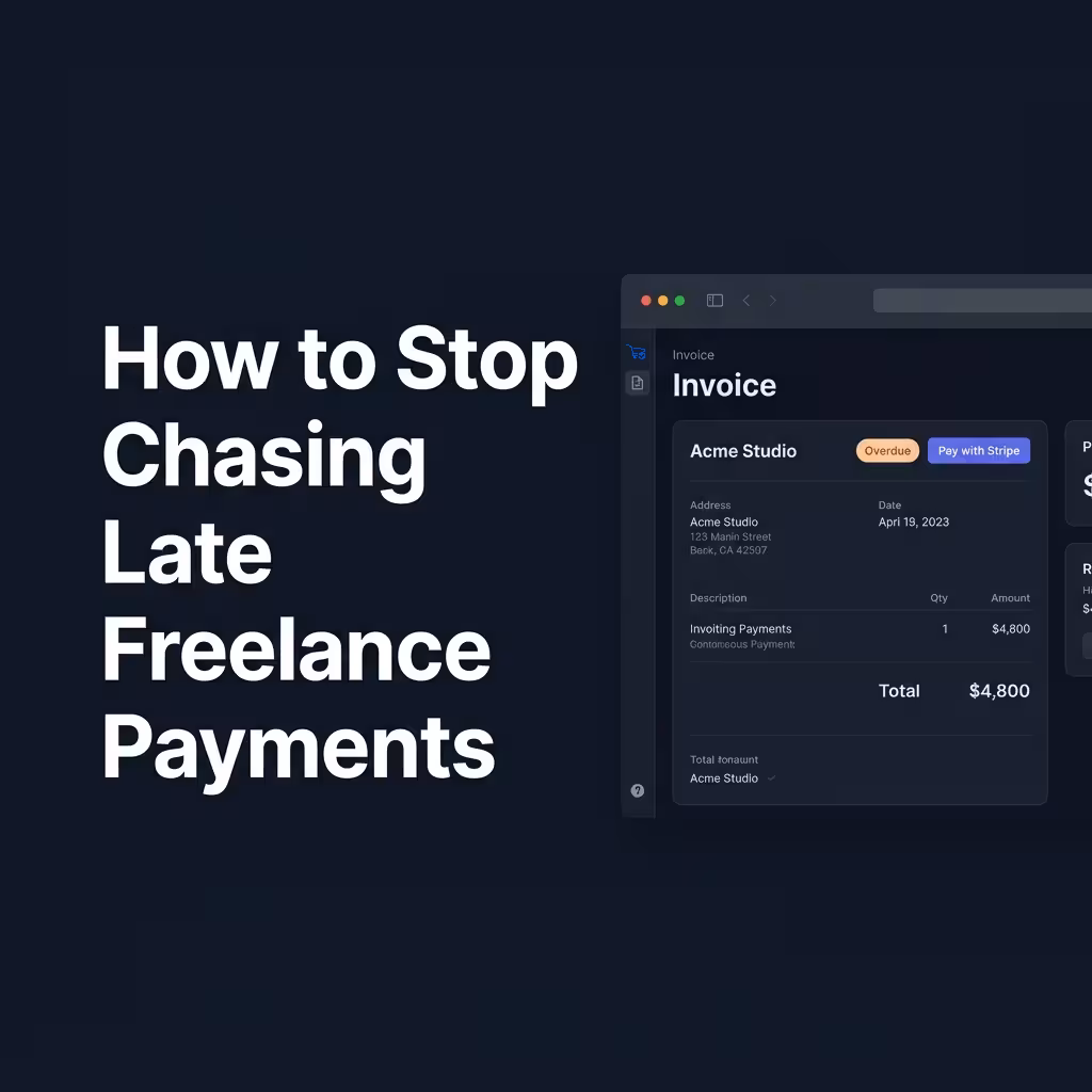 How to Stop Chasing Late Freelance Payments (7 Strategies That Work)